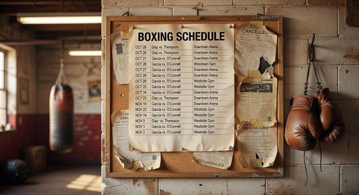 boxing schedule